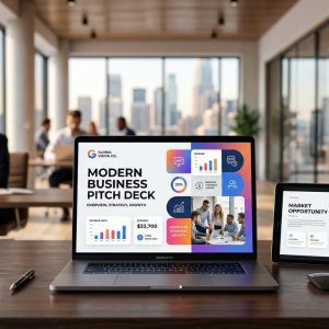 Modern Business Pitch Deck Template