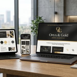 Onyx & Gold Brand Identity Kit